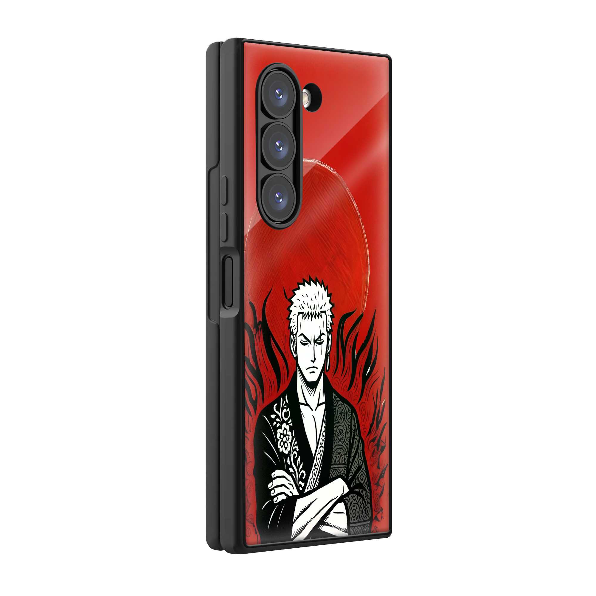 Crimson Ronin Samsung Z Fold Glass Case