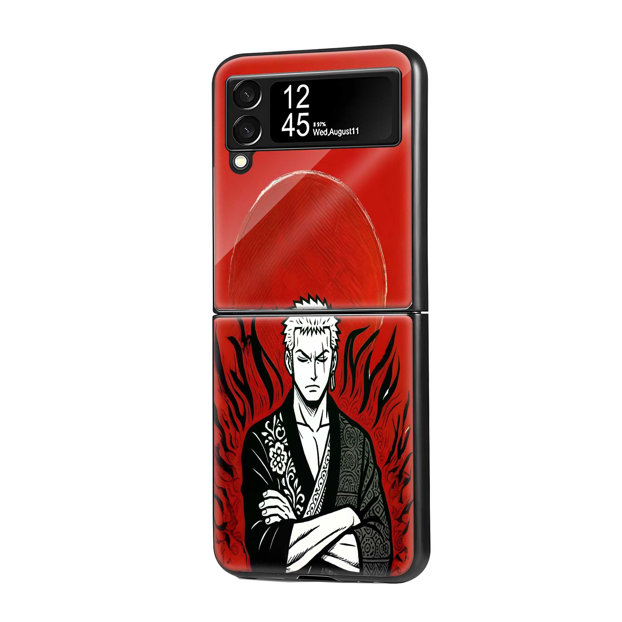 Crimson Ronin Samsung Z Flip Glass Case
