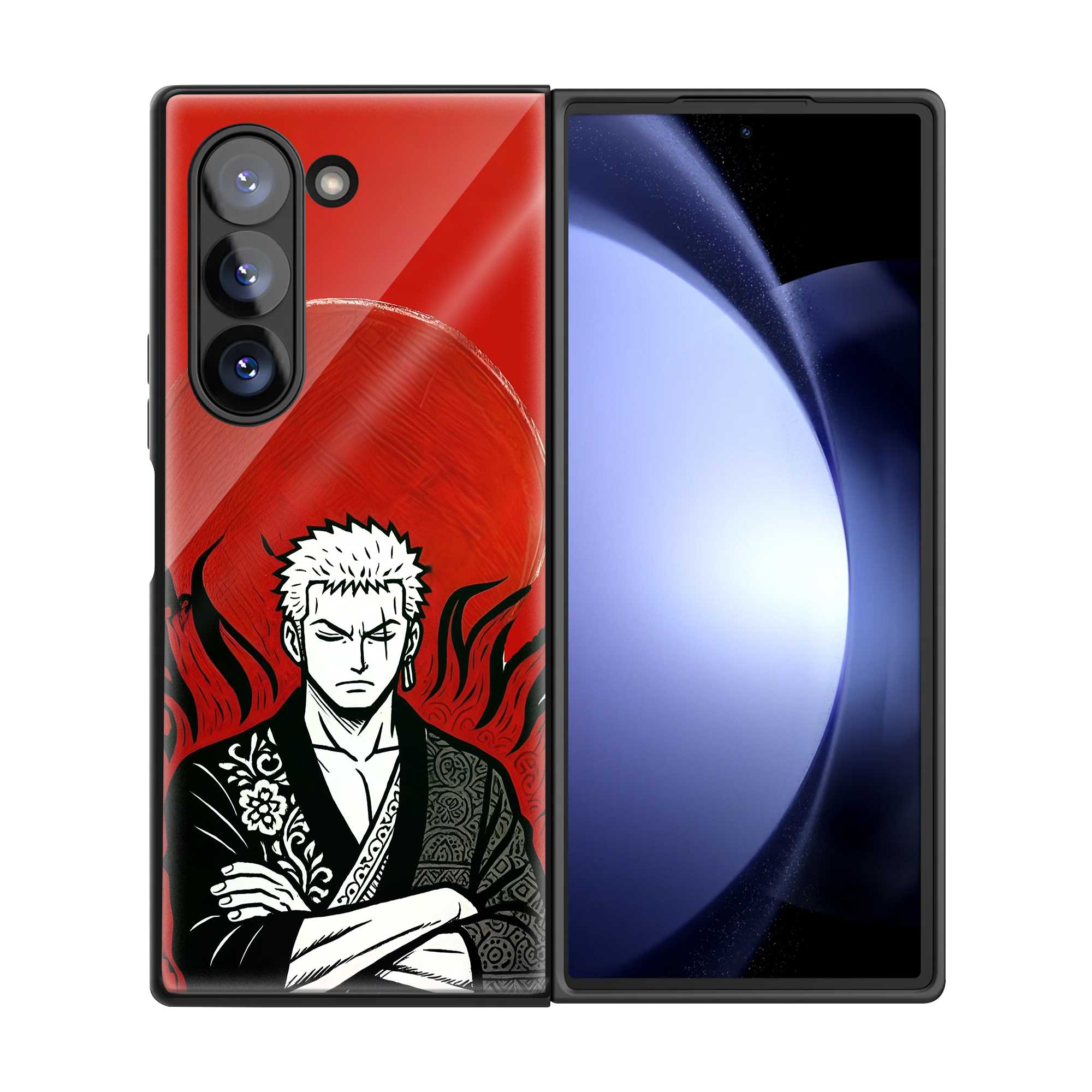 Crimson Ronin Samsung Z Fold Glass Case