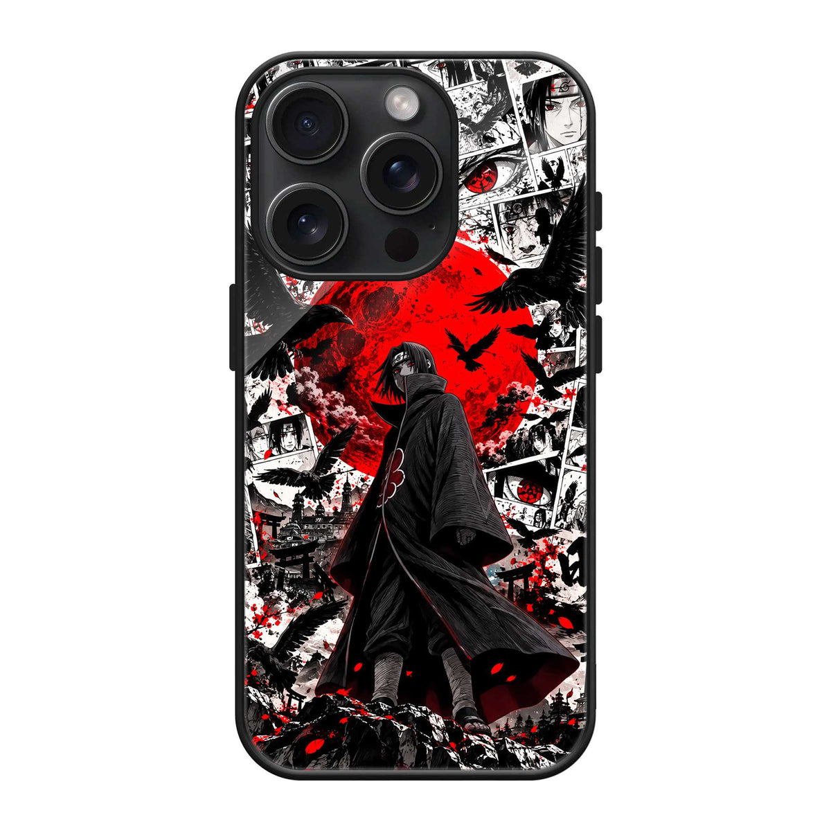 Crimson Shadow Glass Case