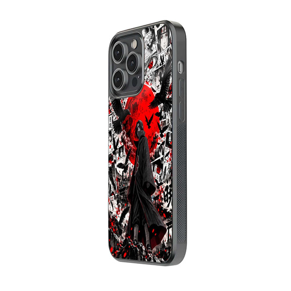 Crimson Shadow Glass Case