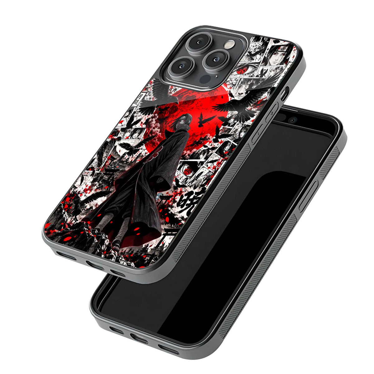 Crimson Shadow Glass Case