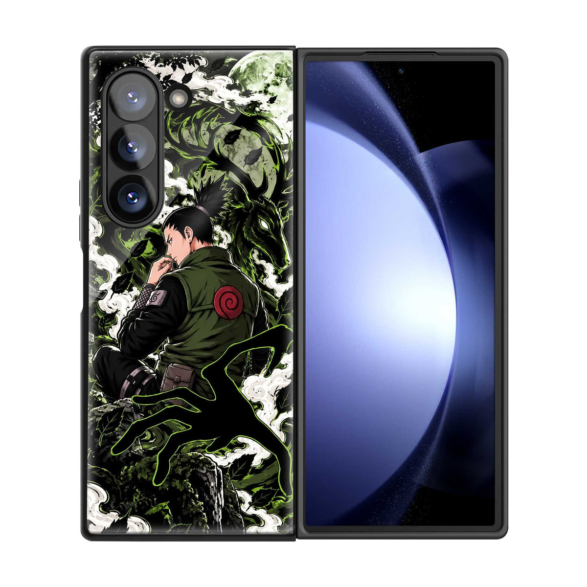 Crimson Tanjiro Samsung Z Fold Glass Case