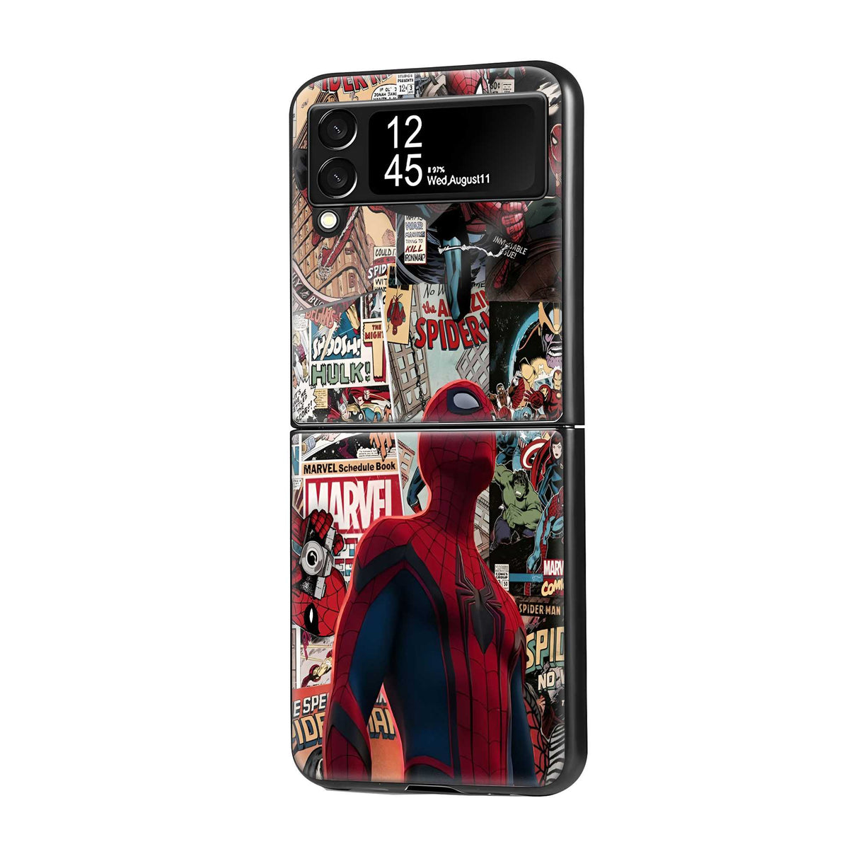Crimson Web Breakout Samsung Z Flip Glass Case Main image