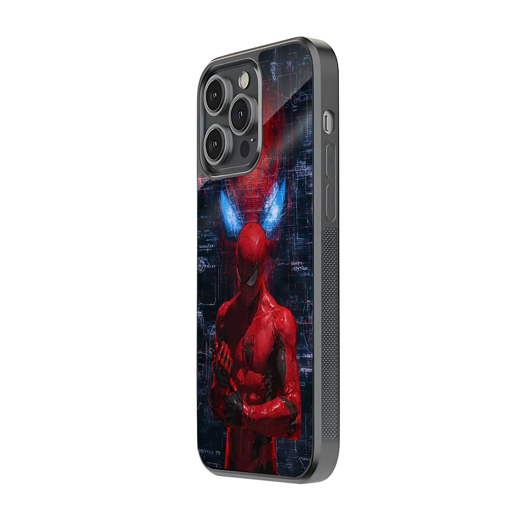 Crimson Web Shadow Glass Case