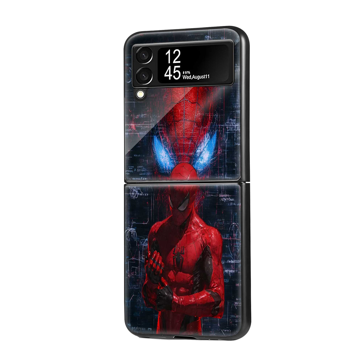 Crimson Web Shadow Samsung Z Flip Glass Case Main image