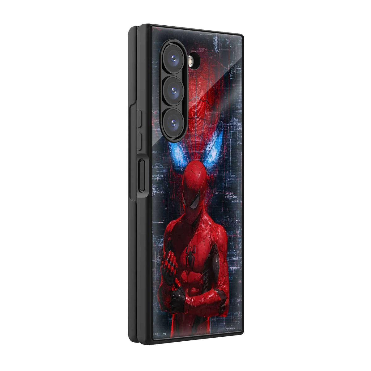Crimson Web Shadow Samsung Z Fold Glass Case Main image