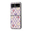 Cute Clouds Samsung Z Flip Glass Case