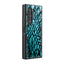 Cyan Grid Samsung Z Fold Glass Case