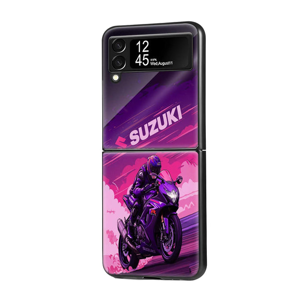 Cyber Speed Samsung Z Flip Glass Case