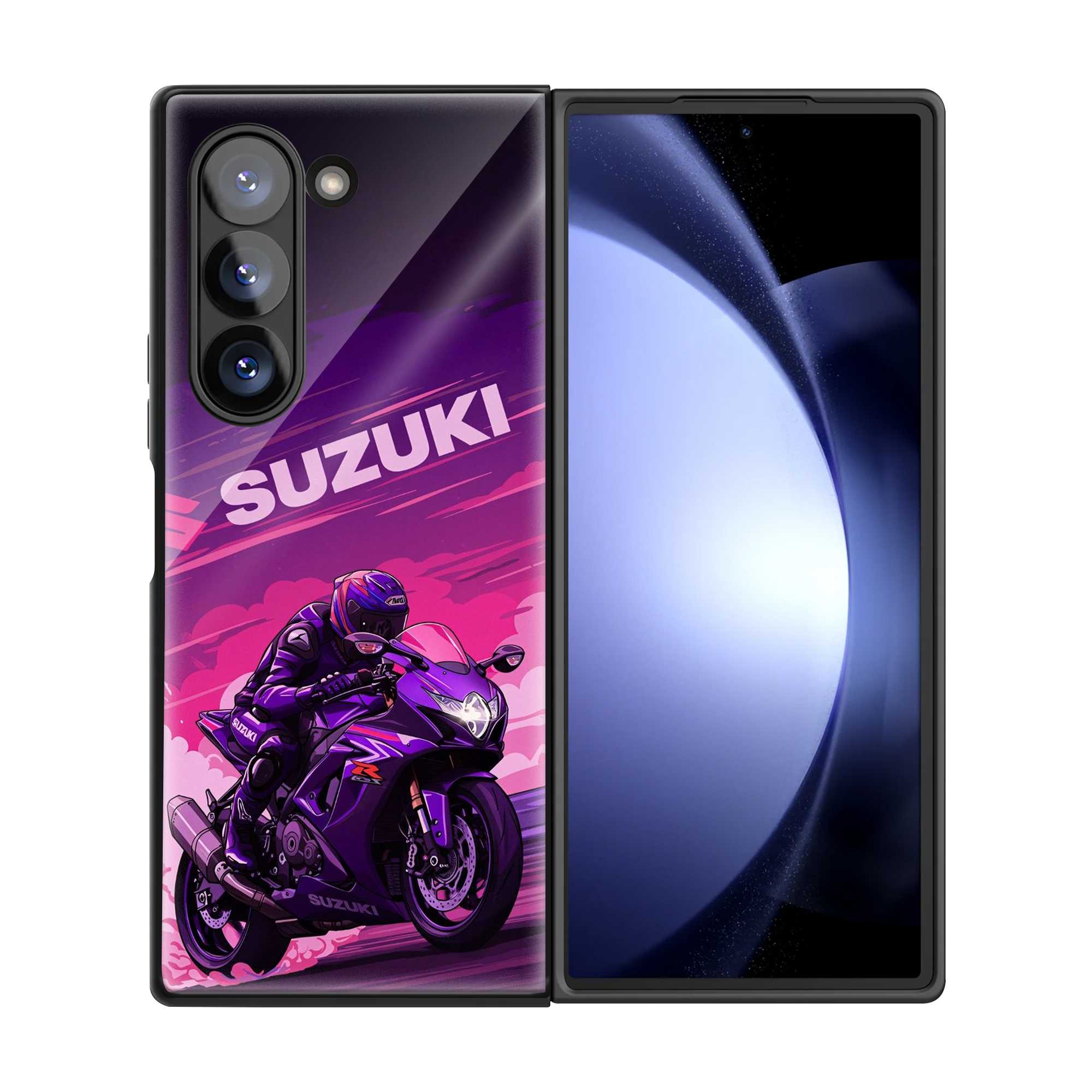 Cyber Speed Samsung Z Fold Glass Case