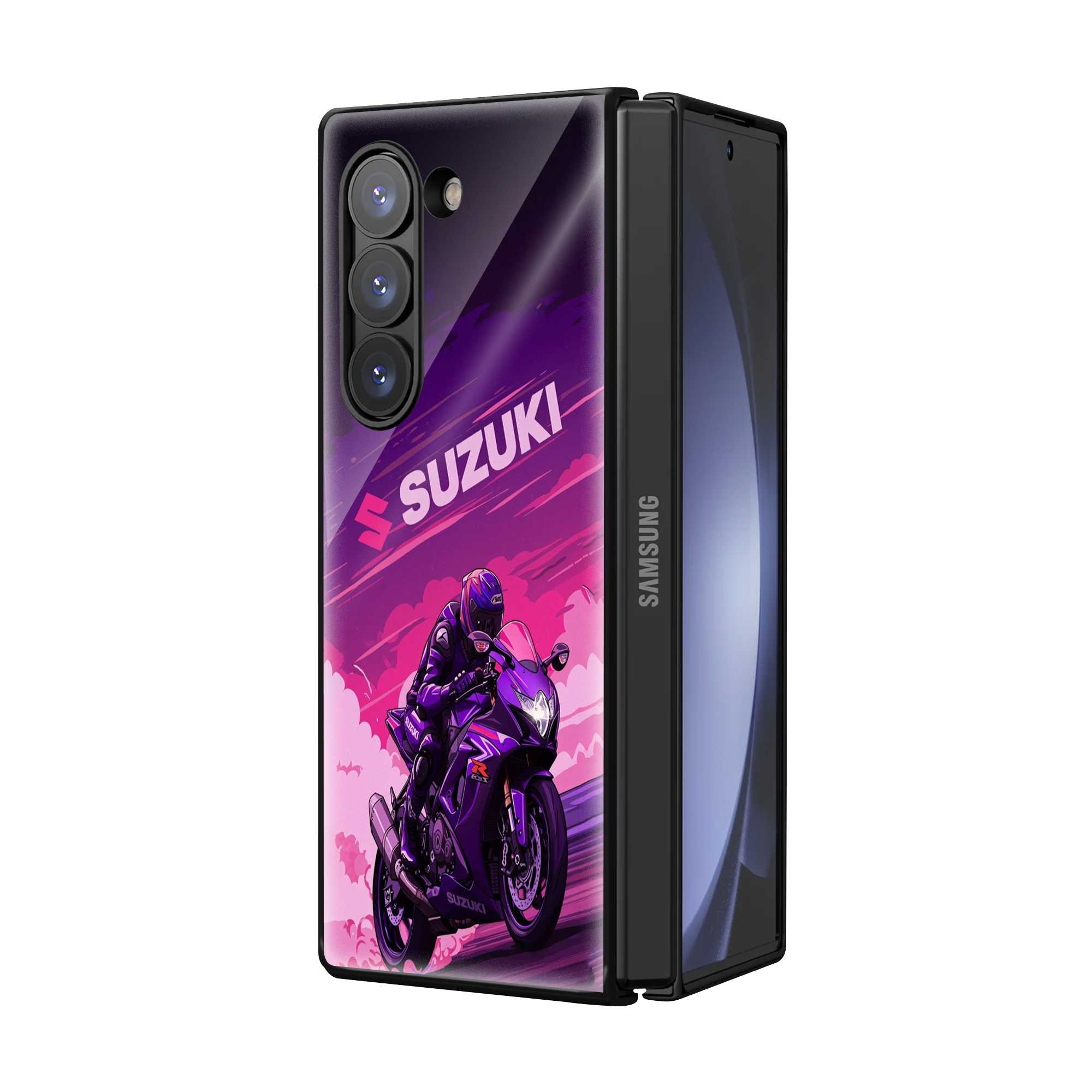 Cyber Speed Samsung Z Fold Glass Case