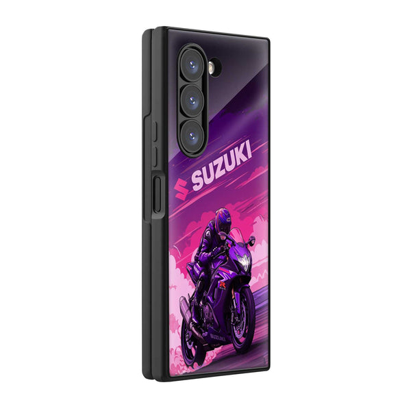 Cyber Speed Samsung Z Fold Glass Case
