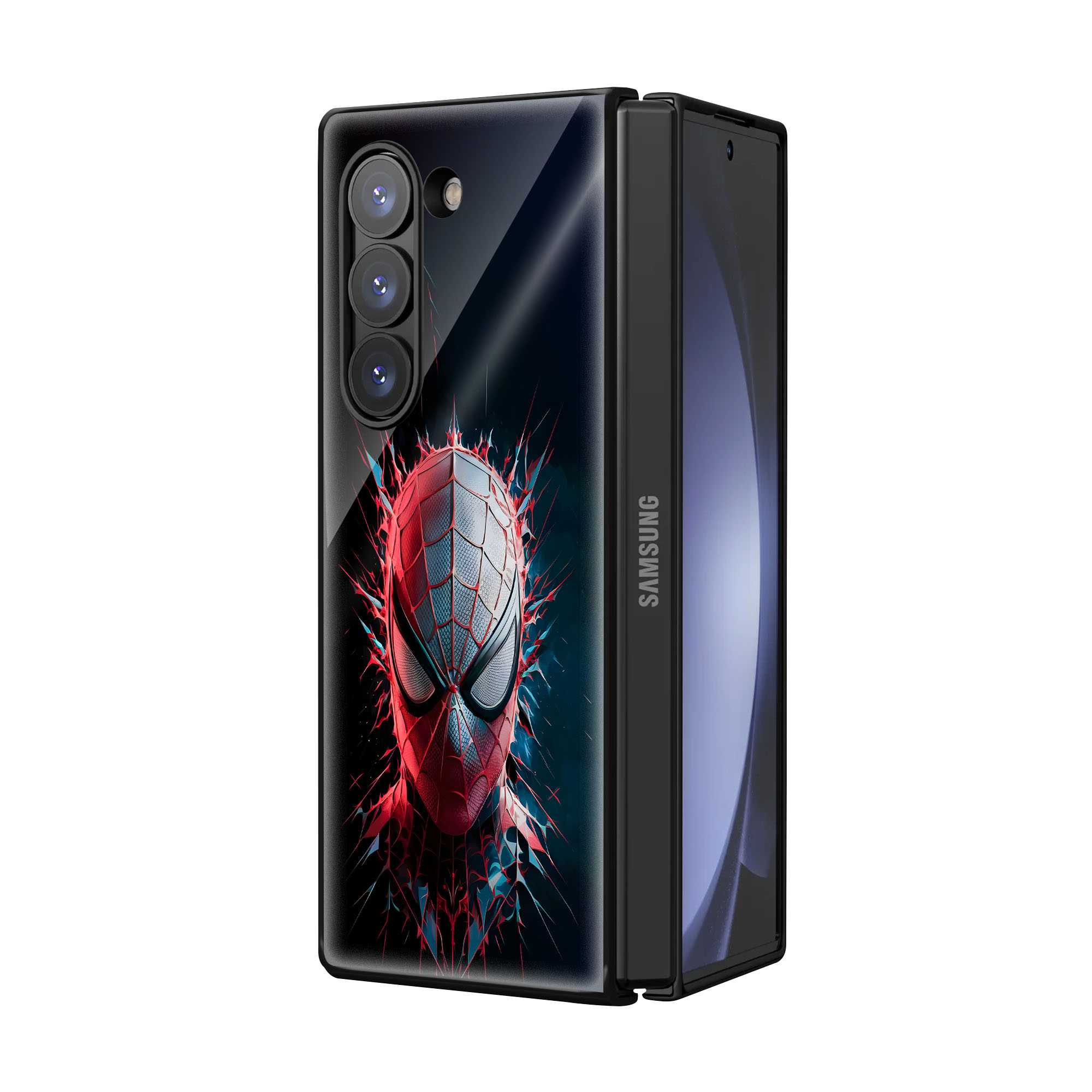 Cyber Spikes Samsung Z Fold Glass Case