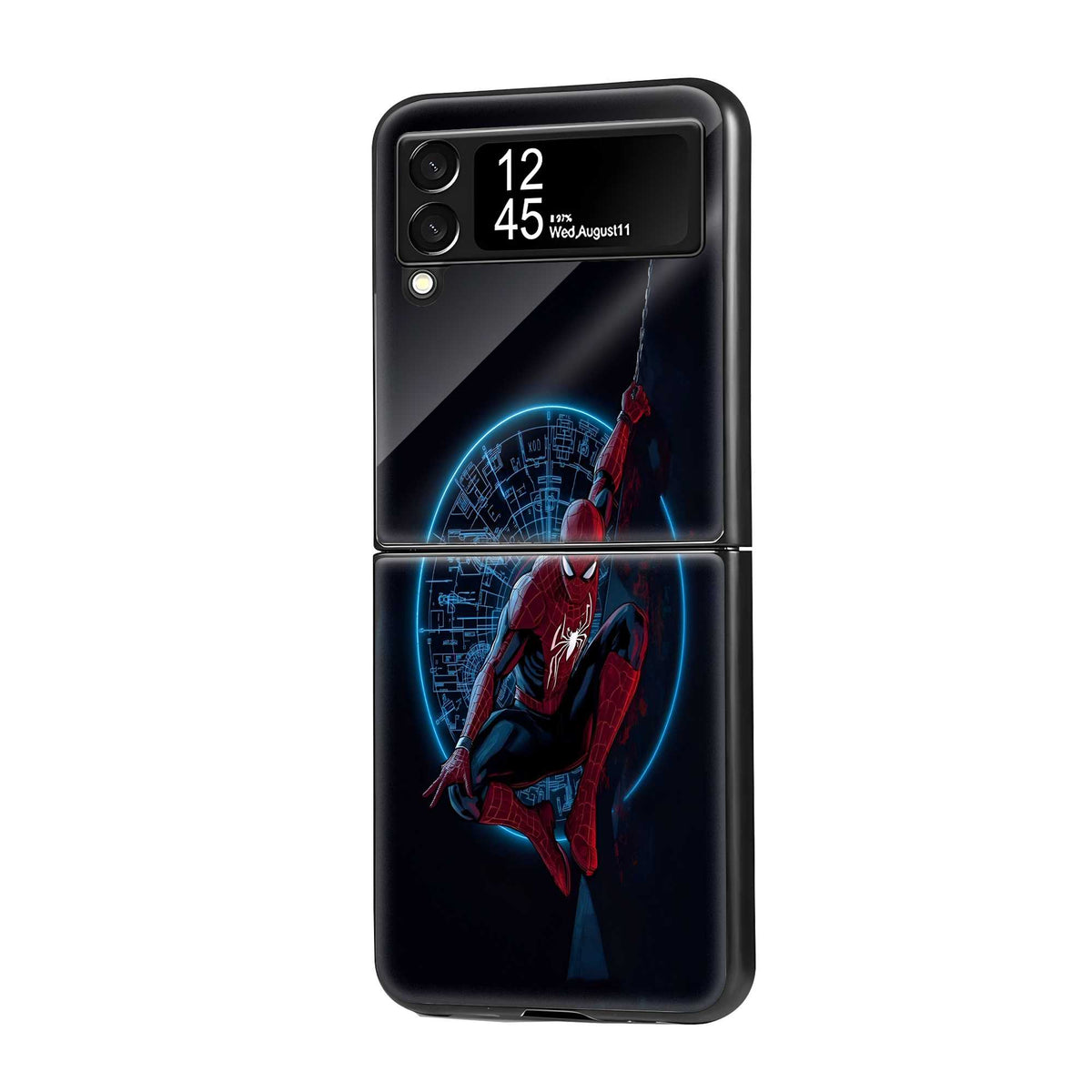 Cyber Web Slinger Samsung Z Flip Glass Case