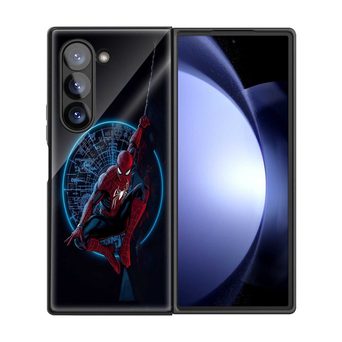 Cyber Web Slinger Samsung Z Fold Glass Case