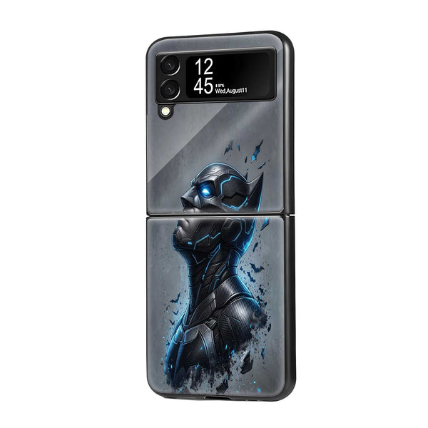 Cyberpunk Batman Samsung Z Flip Glass Case