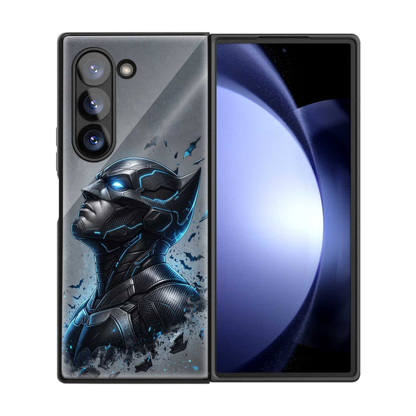 Cyberpunk Batman Samsung Z Fold Glass Case