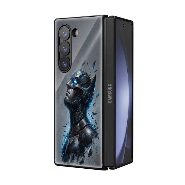 Cyberpunk Batman Samsung Z Fold Glass Case
