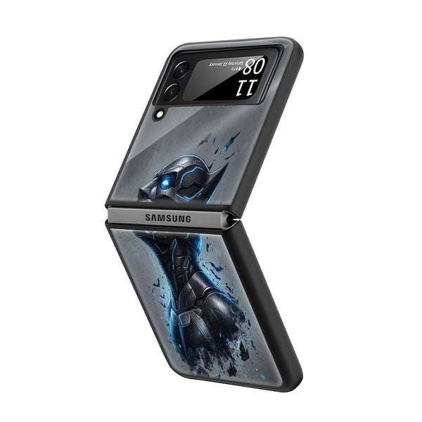 Cyberpunk Batman Samsung Z Flip Glass Case