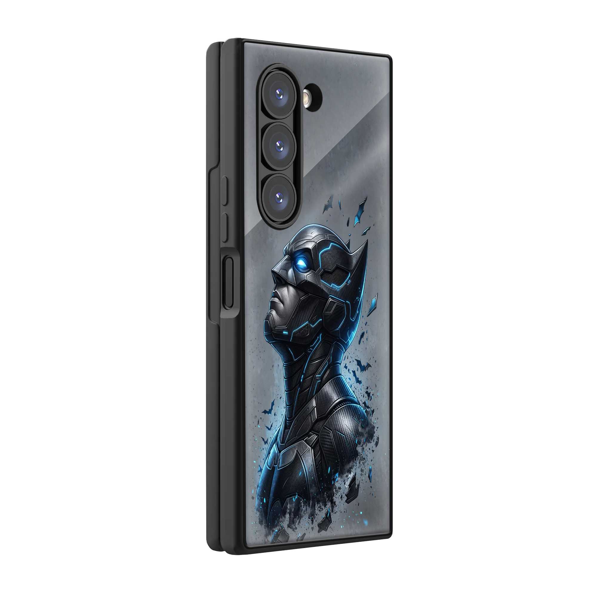 Cyberpunk Batman Samsung Z Fold Glass Case