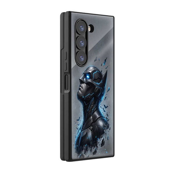 Cyberpunk Batman Samsung Z Fold Glass Case