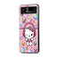 DJ Kitty Samsung Z Flip Glass Case