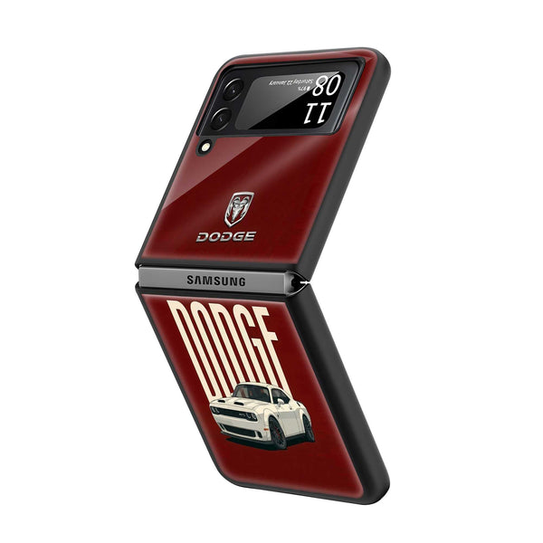 DODGE Samsung Z Flip Glass Case