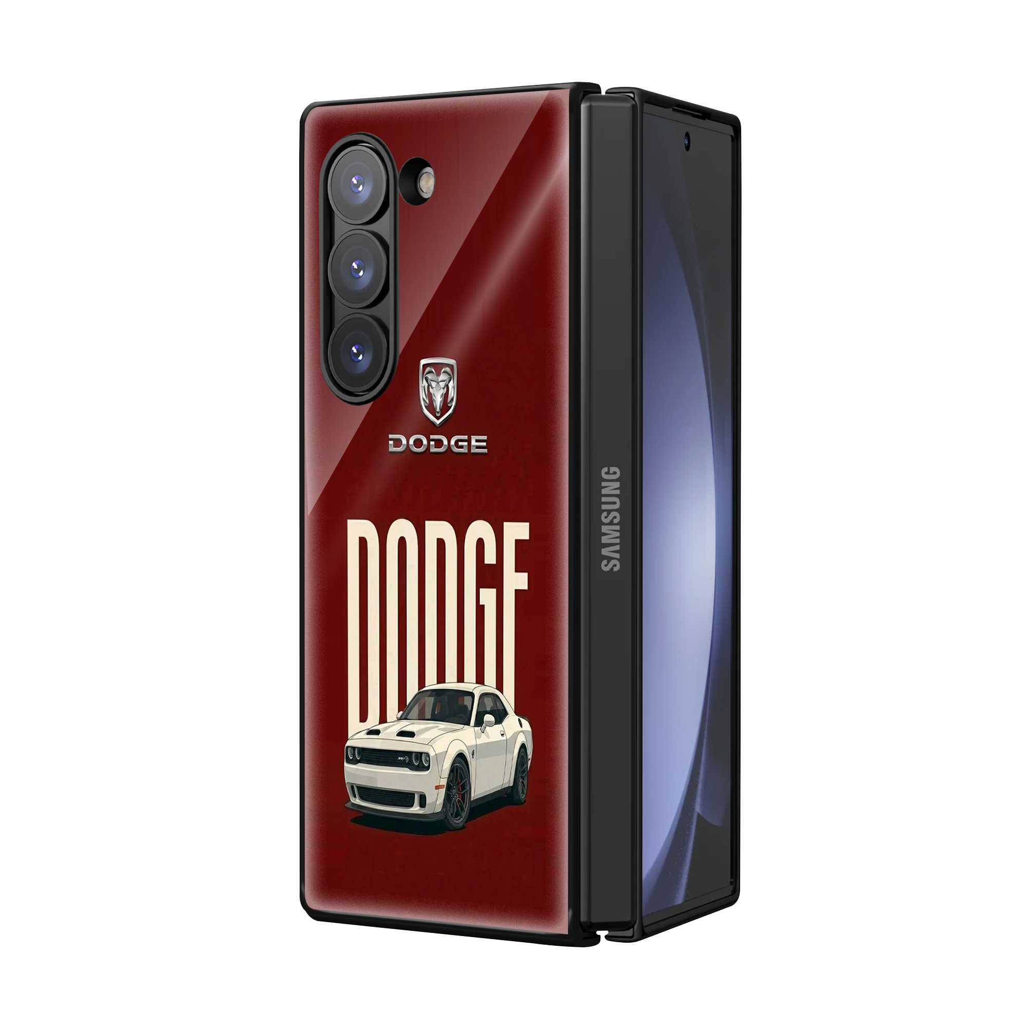 Dodge Samsung Z Fold Glass Case