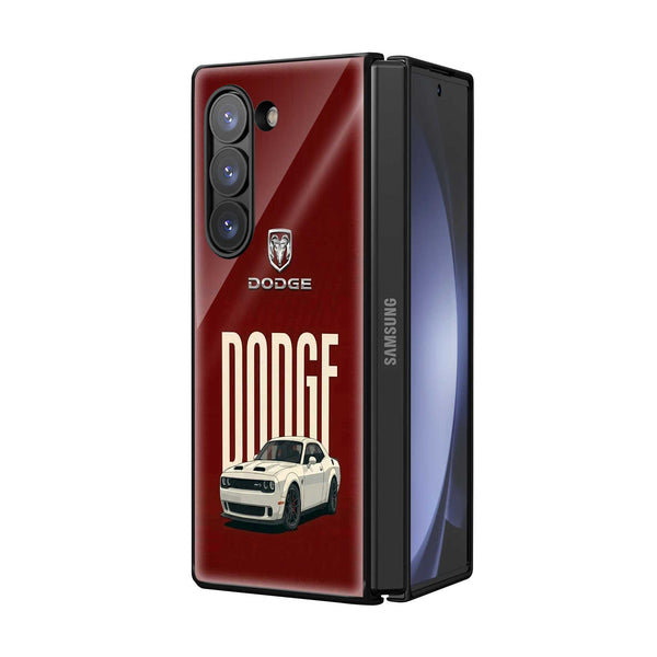 Dodge Samsung Z Fold Glass Case