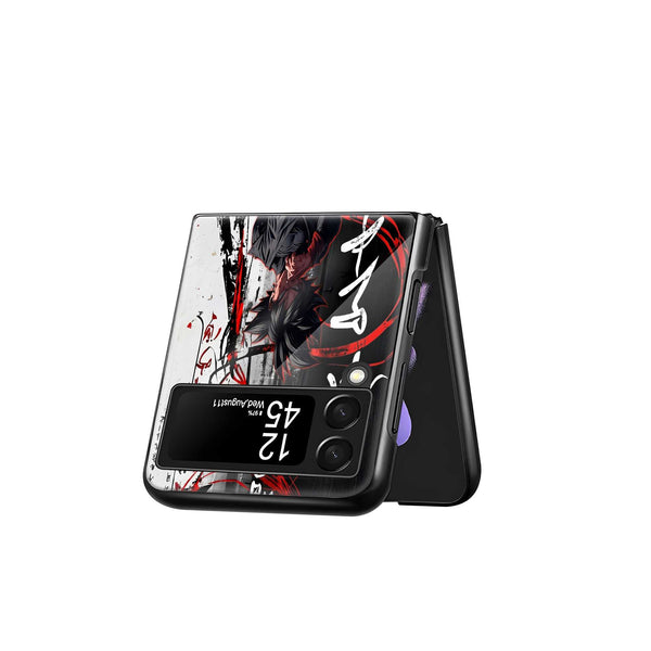 Dark Goku Samsung Z Flip Glass Case