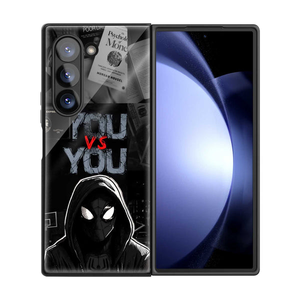 Dark Love Obsession Samsung Z Fold Glass Case