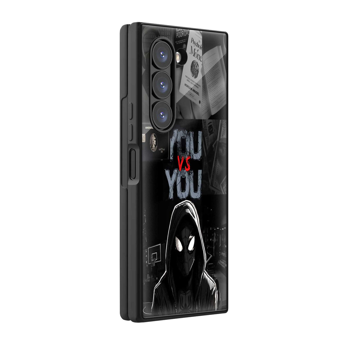 Dark Love Obsession Samsung Z Fold Glass Case