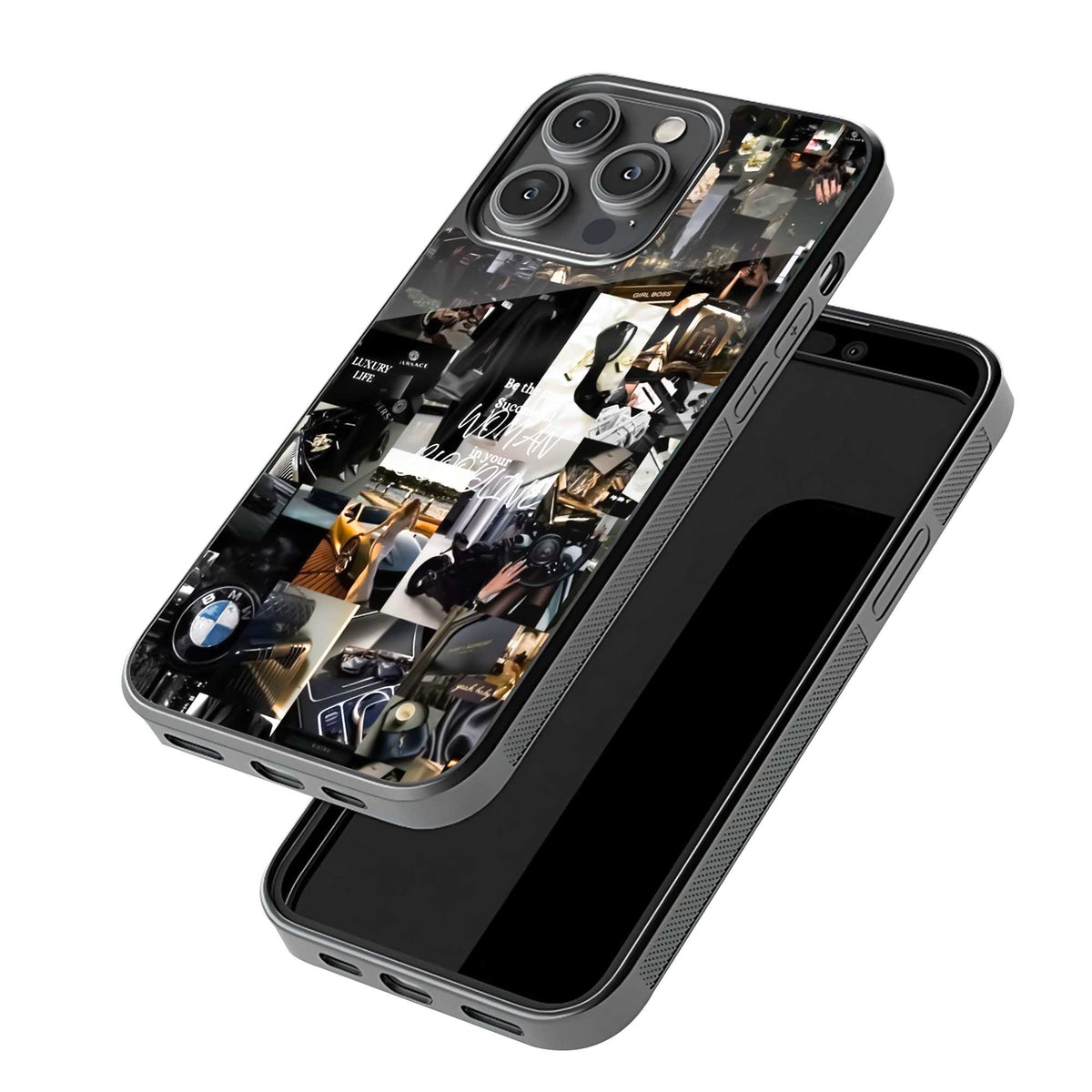 Dark Luxury Lifestyle Glass Case