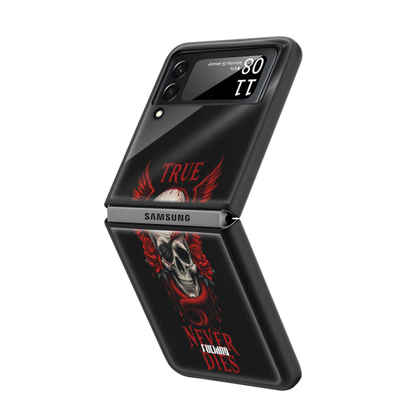 Dark Rebirth Samsung Z Flip Glass Case