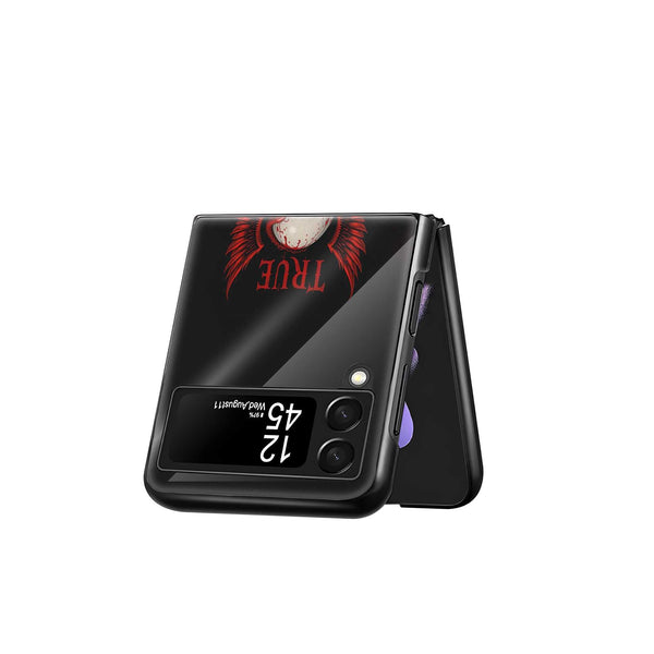 Dark Rebirth Samsung Z Flip Glass Case