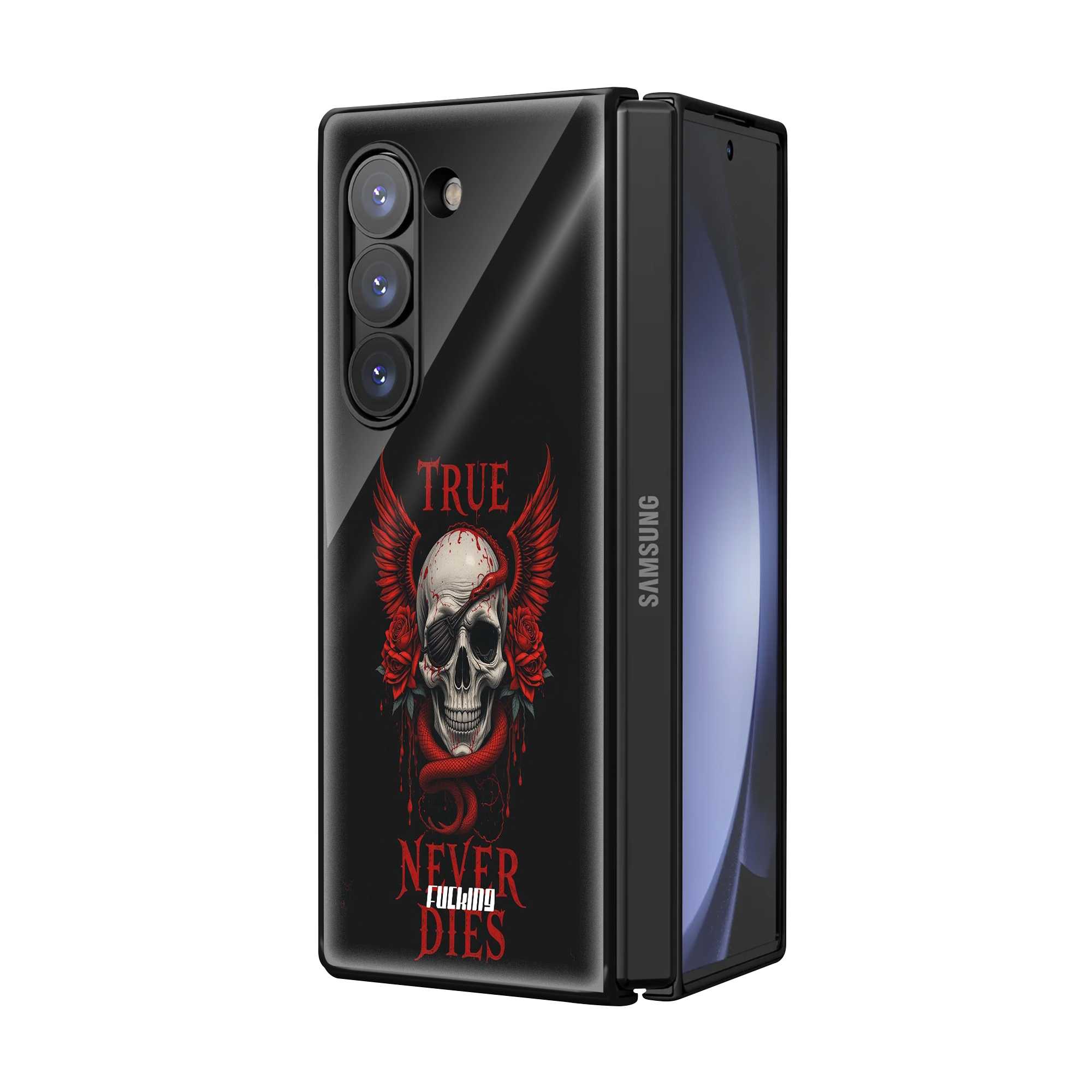 Dark Rebirth Samsung Z Fold Glass Case