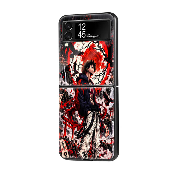 Dark Ronin Samsung Z Flip Glass Case