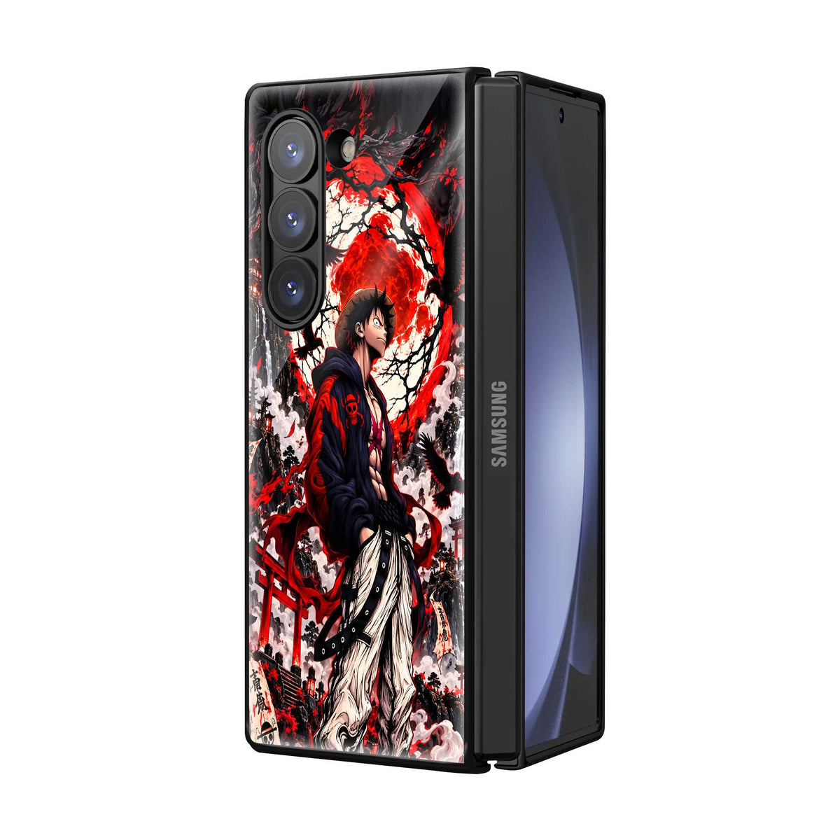 Dark Ronin Samsung Z Fold Glass Case