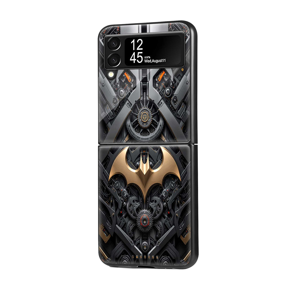 Dark Tech Samsung Z Flip Glass Case