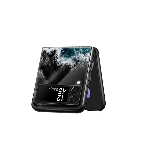 Dark Tides Samsung Z Flip Glass Case