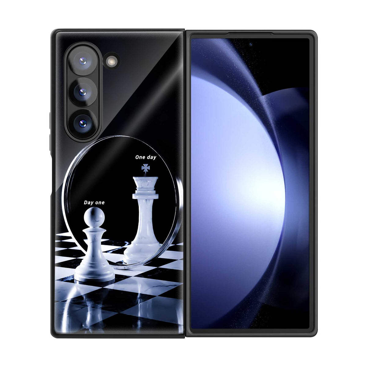 Day one or One day Samsung Z Fold Glass Case