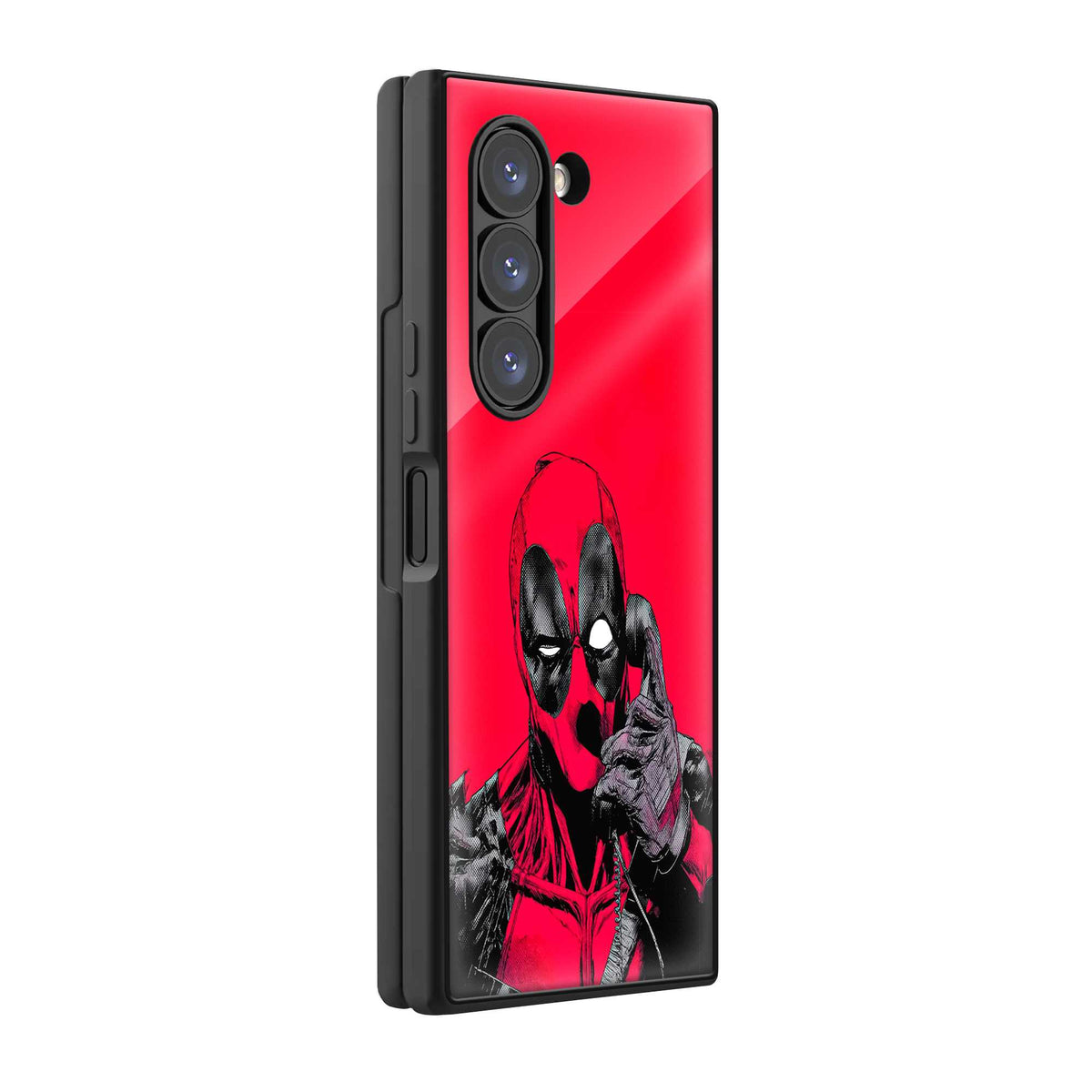 Deadpool Duo Samsung Z Fold Glass Case