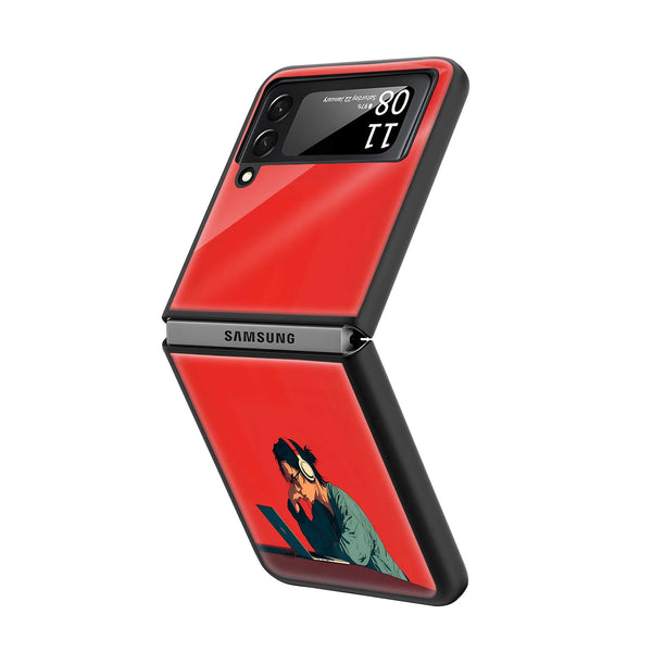 Deep Focus Samsung Z Flip Glass Case