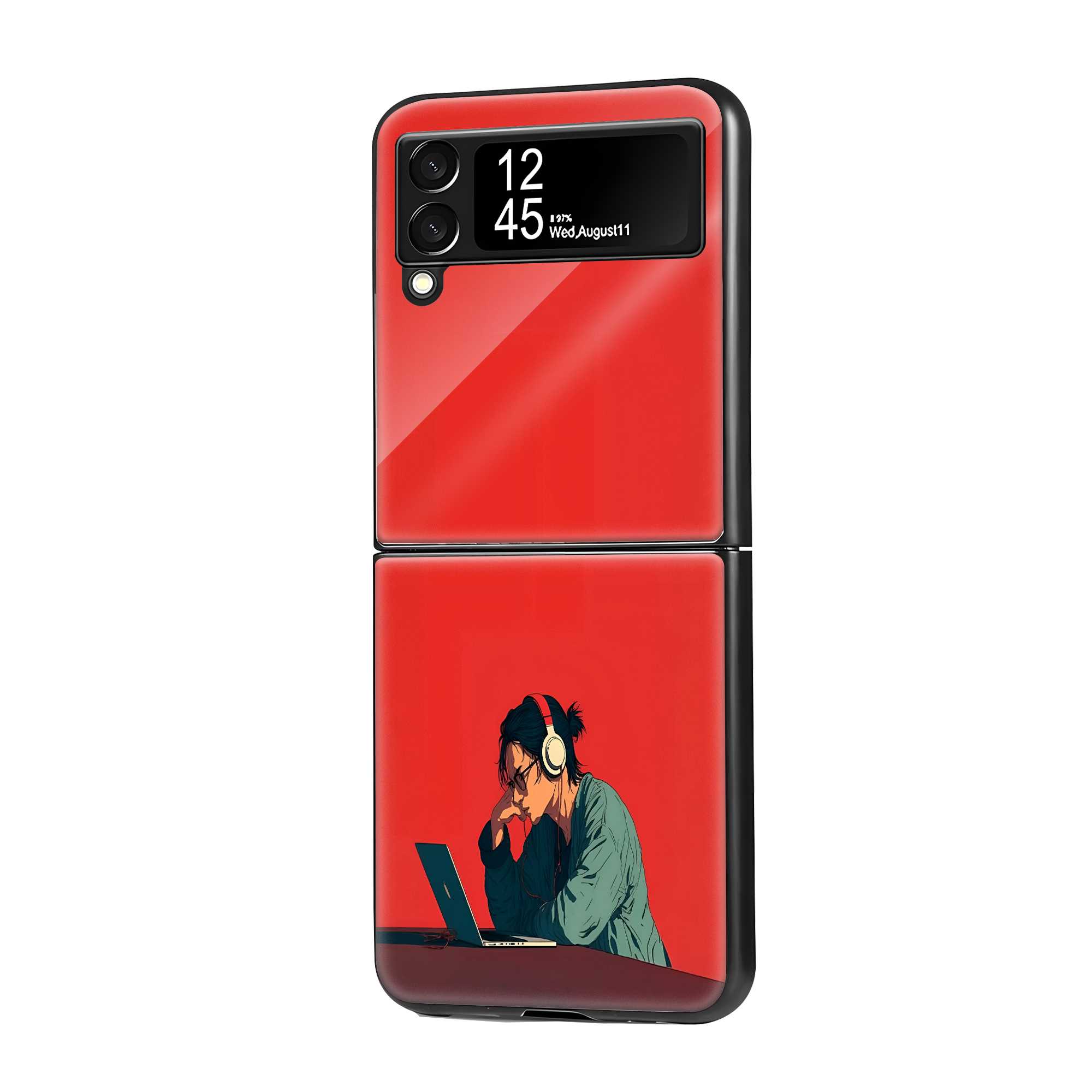 Deep Focus Samsung Z Flip Glass Case
