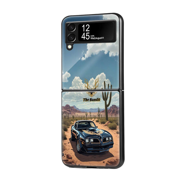 Desert Bandit Samsung Z Flip Glass Case