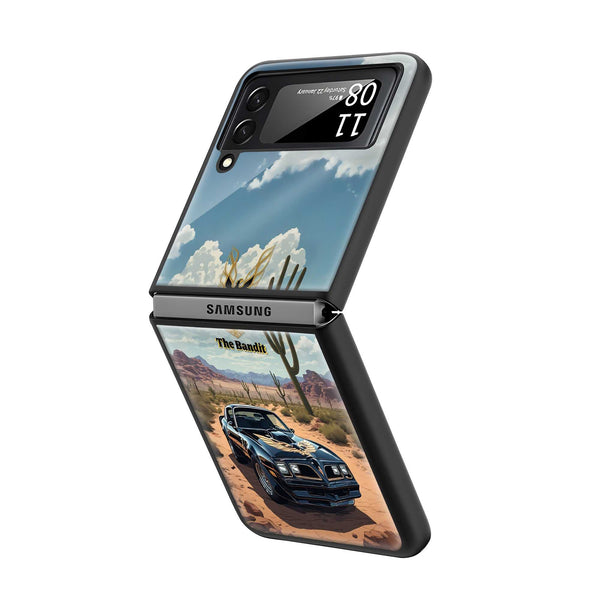 Desert Bandit Samsung Z Flip Glass Case
