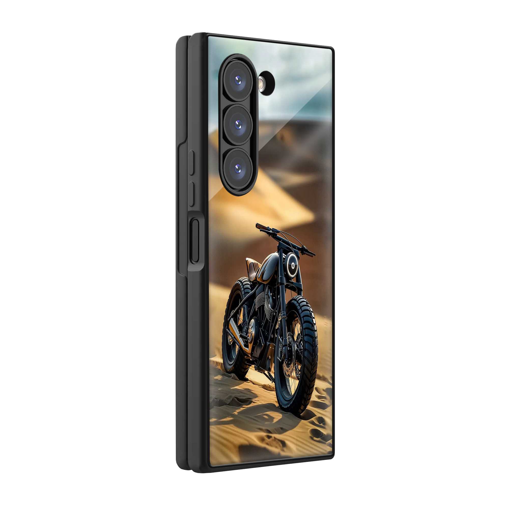 Desert Ride Samsung Z Fold Glass Case