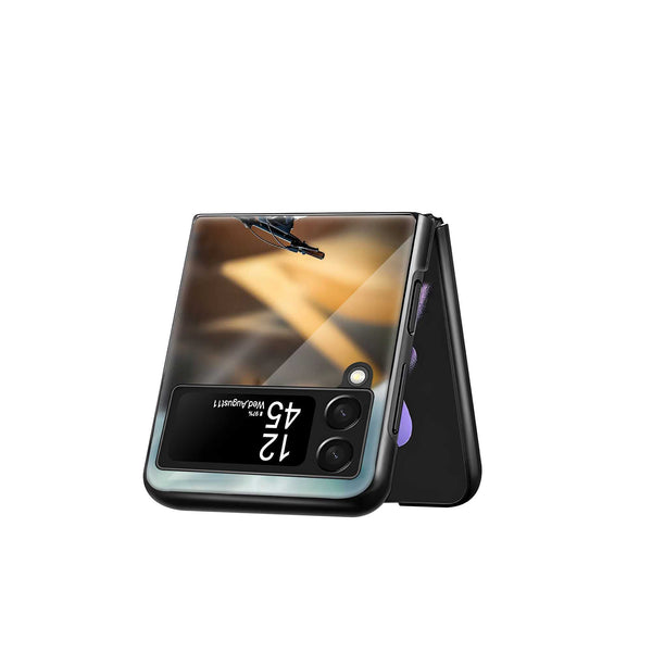 Desert Ride Samsung Z Flip Glass Case