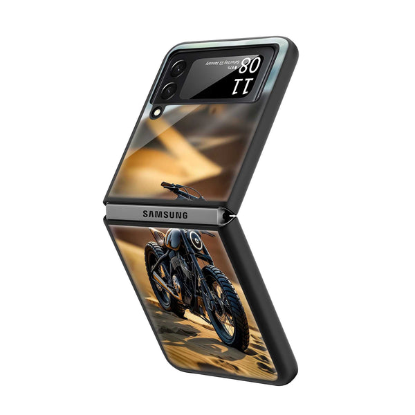 Desert Ride Samsung Z Flip Glass Case